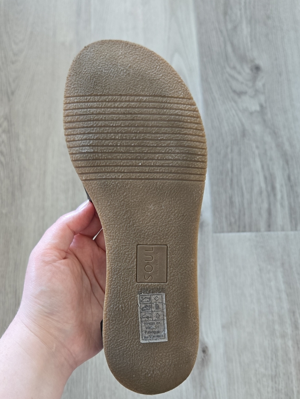 7W Naturalizers SOUL Black Sandals - Picture 4 of 5